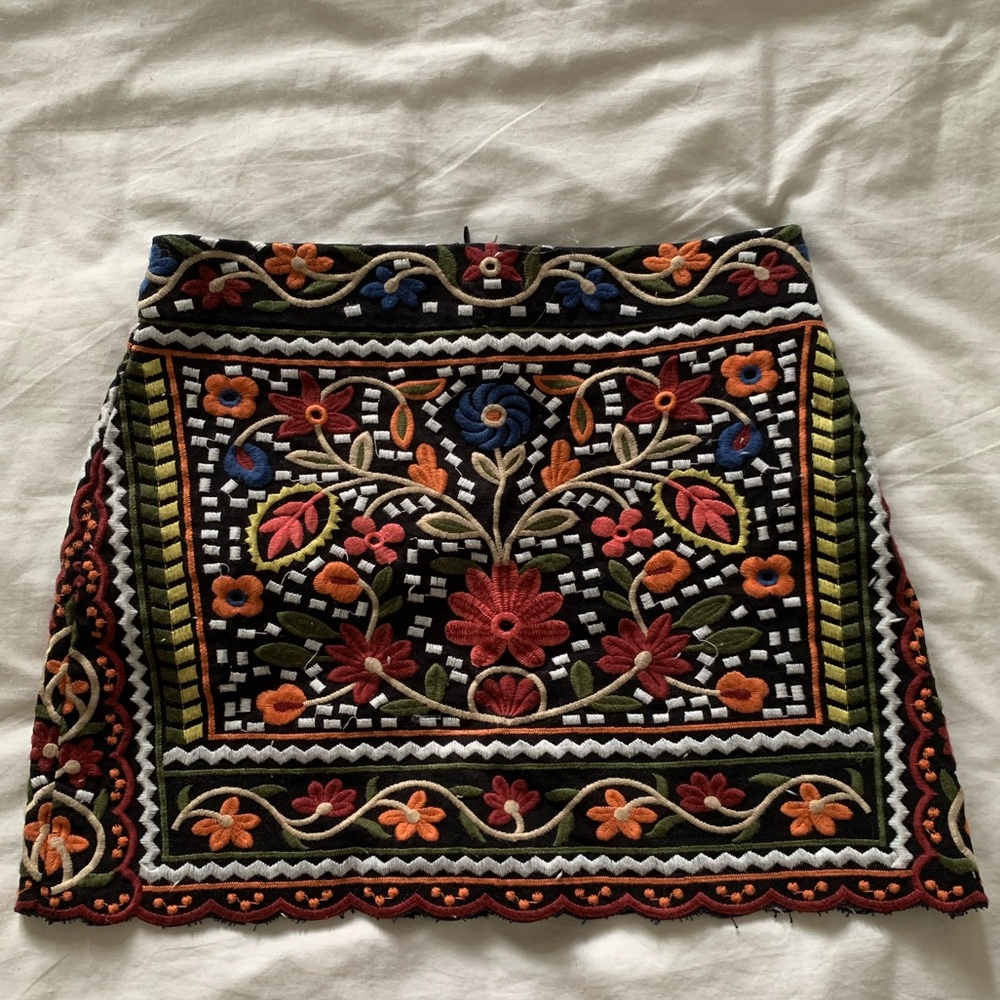 Embroidered Skirt